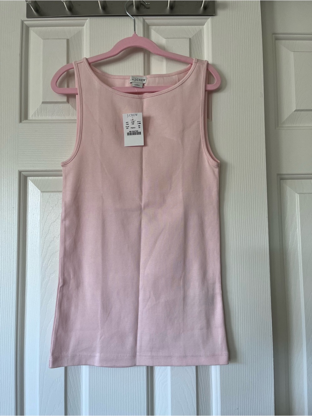 J. Crew Pale Pink Tank Top, size XS, NWT